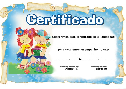 jardim colorido da suh diplomas e certificados certificado de reconocimiento para imprimir